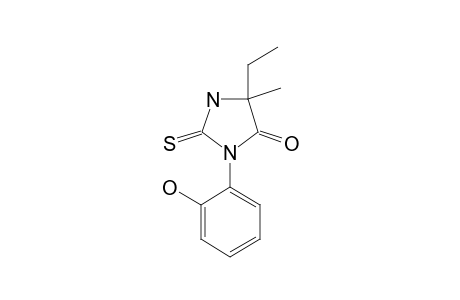 3-(2-HYDROXYPHENYL)-5-ETHYL-5-METHYL-2-THIOXOINMIDAZOLIDIN-4-ONE