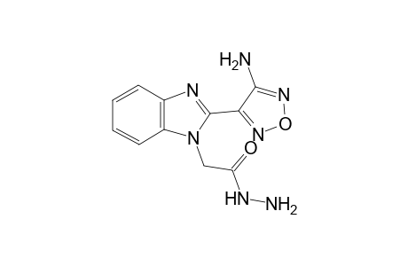 2-[2-(4-amino-1,2,5-oxadiazol-3-yl)-1H-benzimidazol-1-yl]acetohydrazide