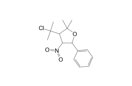 3-(1-Chloro-1-methylethyl)-2,2-dimethyl-4-nitro-5-phenyltetrahydrofuran