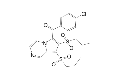 [7,8-bis(propylsulfonyl)pyrrolo[1,2-a]pyrazin-6-yl](4-chlorophenyl)methanone