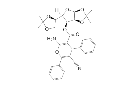 2-Amino-5-cyano-3-[3'-(1',2':5',6'-diisopropylidene)-.alpha.,D-glucofuranoxycarbonyl]-4,6-diphenyl-4H-pyran