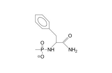 N-(Hydroxy-methyl-phosphinyl)-L-phenylalanine amide anion