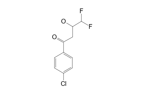 1-(4-CHLOROPHENYL)-4,4-DIFLUORO-3-HYDROXY-1-BUTANONE