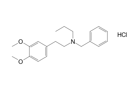 N-benzyl-3,4-dimethoxy-N-propylphenethylamine, hydrochloride