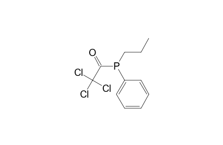 2,2,2-trichloro-1-[phenyl(propyl)phosphanyl]ethanone