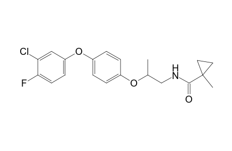 Cyclopropanecarboxamide, N-[2-[4-(3-chloro-4-fluorophenoxy)phenoxy]propyl]-1-methyl-