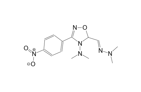 4-(dimethylamino)-3-(4-nitrophenyl)-4,5-dihydro-1,2,4-oxadiazole-5-carbaldehyde dimethylhydrazone