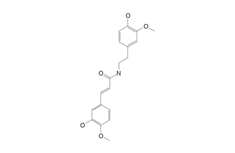 N-TRANS-4-O-METHYLCAFFEOYL-3'-O-METHYL-DOPAMINE