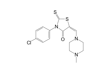 3-(4-Chloro-phenyl)-5-(4-methyl-piperazin-1-ylmethylene)-2-thioxo-thiazolidin-4-one