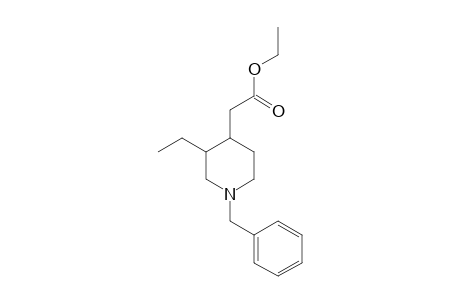 TRANS-ETHYL-1-BENZYL-3-ETHYL-4-PIPERIDINE-ACETATE