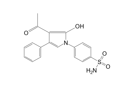 p-(3-ACETYL-2-HYDROXY-4-PHENYLPYRROL-1-YL)BENZENESULFONAMIDE