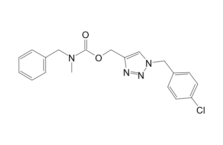 [1-(4-Chlorobenzyl)-1H-1,2,3-triazol-4-yl]methyl benzyl(methyl)carbamate