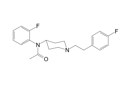 N-(2-Fluorophenyl)-N-(1-[2-(4-fluorophenyl)ethyl]piperidin-4-yl)acetamide