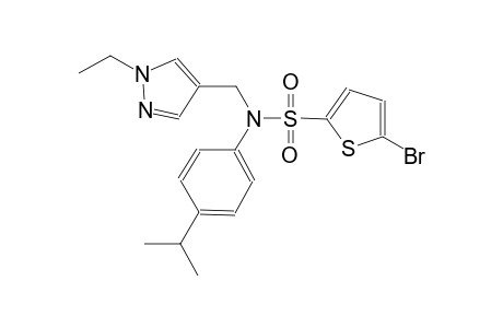 2-thiophenesulfonamide, 5-bromo-N-[(1-ethyl-1H-pyrazol-4-yl)methyl]-N-[4-(1-methylethyl)phenyl]-