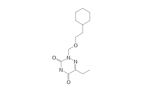 1-(2-CYCLOHEXYLETHOXYMETHYL)-5-ETHYL-6-AZAURACIL