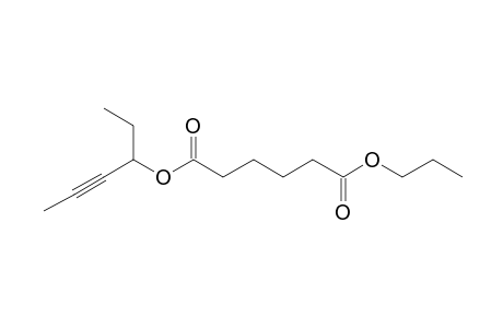 Adipic acid, hex-4-yn-3-yl propyl ester