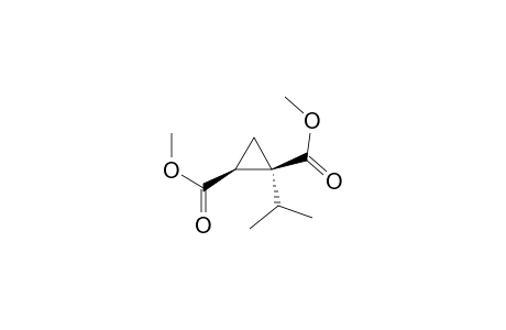 1,2-Cyclopropanedicarboxylic acid, 1-(1-methylethyl)-, dimethyl ester, cis-