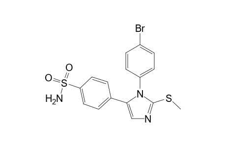 4 -[1-(4-Bromophenyl) -2-methylthioimidazol-5-yl]benzenesulfonamide