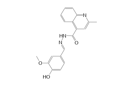 N'-[(E)-(4-hydroxy-3-methoxyphenyl)methylidene]-2-methyl-4-quinolinecarbohydrazide