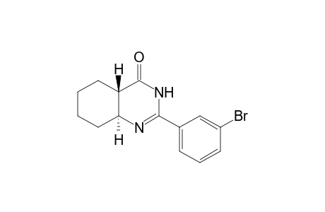 trans-(4aS,8aS)-2-(3-bromophenyl)-4a,5,6,7,8,8a-hexahydro-3H-quinazolin-4-one