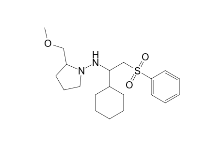 2-Cyclohexyl-2-[(2'-(methoxymethyl)pyrrolidin-1'-yl)amino]ethyl phenyl sulfone