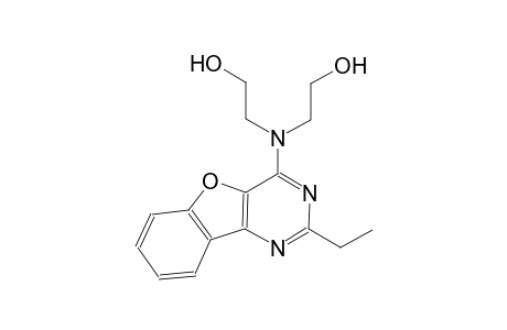 2-[(2-ethyl[1]benzofuro[3,2-d]pyrimidin-4-yl)(2-hydroxyethyl)amino]ethanol