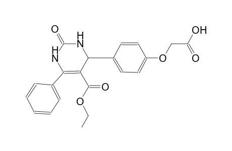 {4-[5-(ethoxycarbonyl)-2-oxo-6-phenyl-1,2,3,4-tetrahydro-4-pyrimidinyl]phenoxy}acetic acid