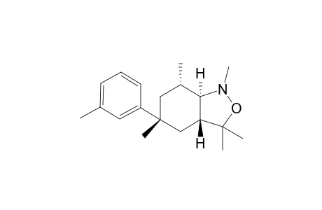 rac-(3aR,5R,7S,7aR)-1,3,3,5,7-pentamethyl-5-(m-tolyl)octahydrobenzo[c]isoxazole