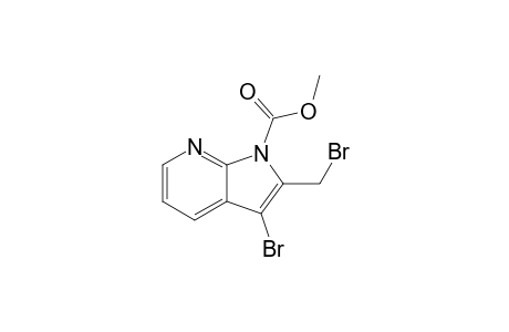 3-Bromo-2-(bromomethyl)-1-pyrrolo[2,3-b]pyridinecarboxylic acid methyl ester