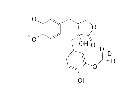 [3-ocd3]-Trachelogenins