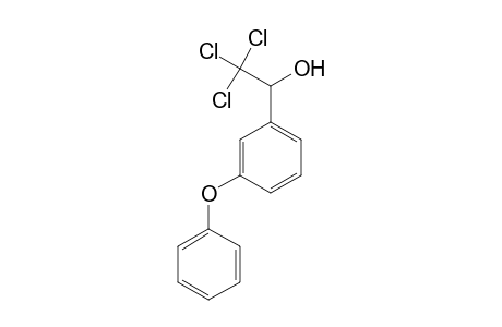 Benzenemethanol, 3-phenoxy-alpha-(trichloromethyl)-
