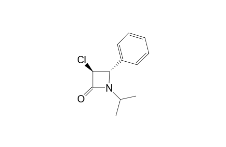 (3S,4S)-trans-3-Chloro-1-isopropyl-4-phenylazetidin-2-one