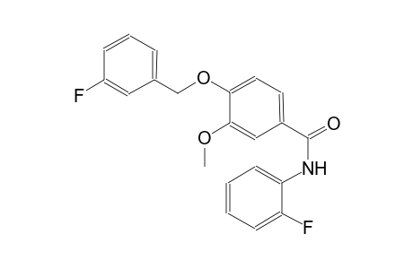 benzamide, N-(2-fluorophenyl)-4-[(3-fluorophenyl)methoxy]-3-methoxy-