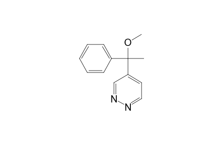 Pyridazine, 4-(1-methoxy-1-phenylethyl)-