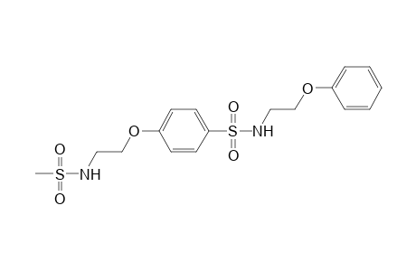 Benzenesulfonamide, 4-[2-[(methylsulfonyl)amino]ethoxy]-N-(2-phenoxyethyl)-