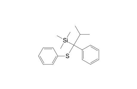 Silane, trimethyl[2-methyl-1-phenyl-1-(phenylthio)propyl]-
