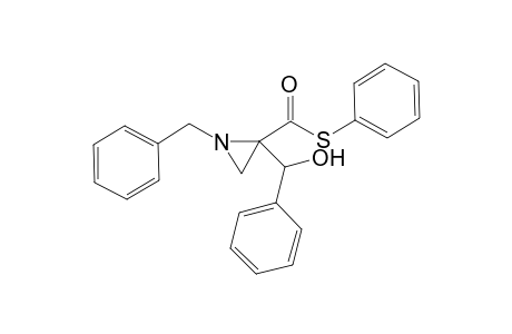 rac-S-Phenyl 1-benzyl-2-(.alpha.-hydroxybenzyl)aziridine-2-carbothioate