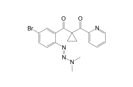 (E)-(1-(5-bromo-2-(3,3-dimethyltriaz-1-en-1-yl)benzoyl)cyclopropyl)(pyridin-2-yl)methanone
