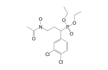 DIETHYL-3-(N-HYDROXYACETAMIDO)-1-(3,4-DICHLOROPHENYL)-PROPYLPHOSPHONATE