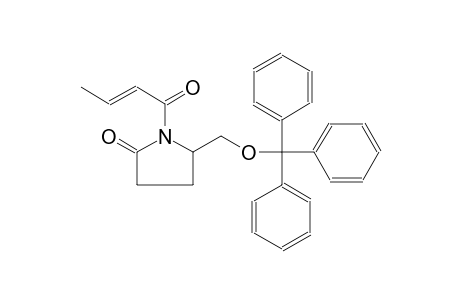 1-[(2E)-2-butenoyl]-5-[(trityloxy)methyl]-2-pyrrolidinone