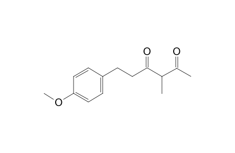 6-(4-methoxyphenyl)-3-methylhexane-2,4-dione