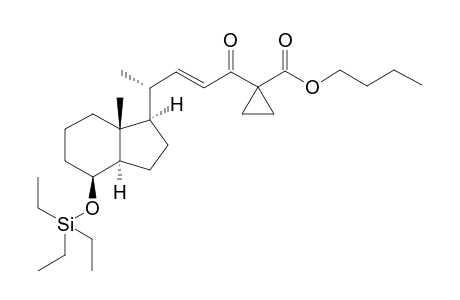 (22E)-Des-A,B-25-carbobutoxy-24-oxo-8.beta.-[(triethylsilyl)oxy]-26,27-cyclo-22-dehydrocholestan