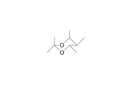 2,2,4,cis-5,trans-6-Pentamethyl-1,3-dioxane