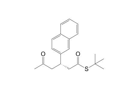 (3S)-3-(2-naphthalenyl)-5-oxohexanethioic acid S-tert-butyl ester