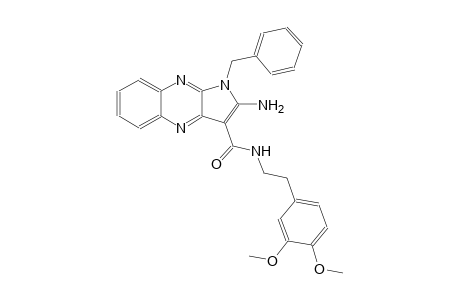 2-amino-1-benzyl-N-[2-(3,4-dimethoxyphenyl)ethyl]-1H-pyrrolo[2,3-b]quinoxaline-3-carboxamide