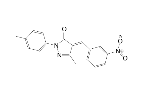 3H-pyrazol-3-one, 2,4-dihydro-5-methyl-2-(4-methylphenyl)-4-[(3-nitrophenyl)methylene]-, (4E)-
