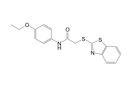 acetamide, 2-(2-benzothiazolylthio)-N-(4-ethoxyphenyl)-