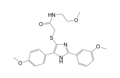 acetamide, N-(2-methoxyethyl)-2-[[2-(3-methoxyphenyl)-5-(4-methoxyphenyl)-1H-imidazol-4-yl]thio]-