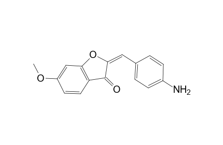 (2E)-2-(4-Aminobenzylidene)-6-methoxy-1-benzofuran-3(2H)-one
