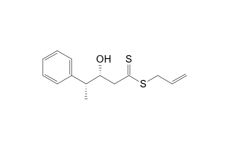 (3R,4R)-3-Hydroxy-4-phenyl-pentanedithioic acid allyl ester